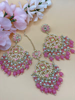 Load image into Gallery viewer, Big Size Tikka Indian Earring Set