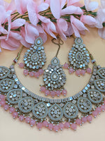 Load image into Gallery viewer, Ahana Mirror Necklace Set
