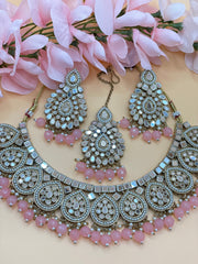 Ahana Mirror Necklace Set