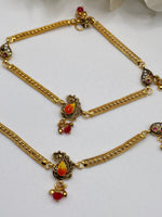 Load image into Gallery viewer, Gold Platted Anklet
