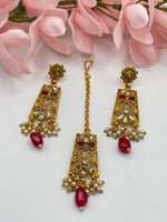 Load image into Gallery viewer, Girls Tikka Indian Earring Set
