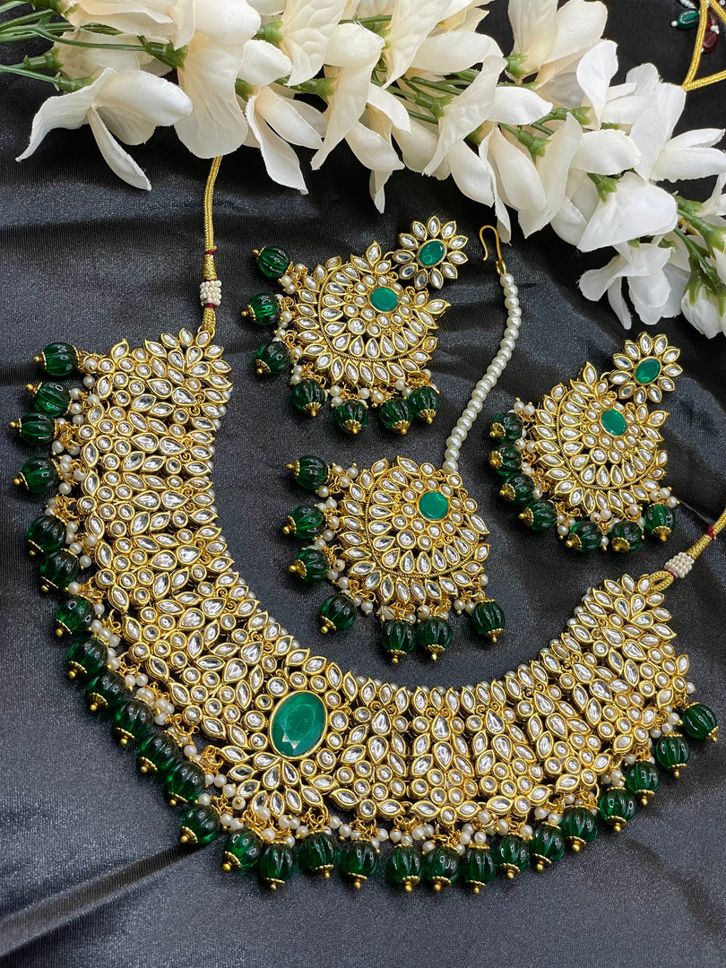 Kundan Indian Necklace Set