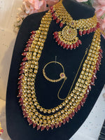 Load image into Gallery viewer, Monisha Maroon Bridal Set

