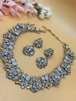 Load image into Gallery viewer, Stacy Rhinestone Necklace With Earring And Bracelets