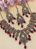 Load image into Gallery viewer, Jannat Polki Indian Necklace Set