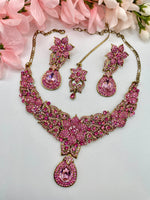 Load image into Gallery viewer, Pink Necklace Set
