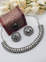 Load image into Gallery viewer, Tani Trending Mirror Choker Set