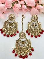 Load image into Gallery viewer, Anju Tikka Indian Earring Set