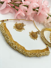 Paki Gajara Style Necklace set