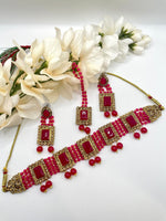Load image into Gallery viewer, Ruby color Choker Set