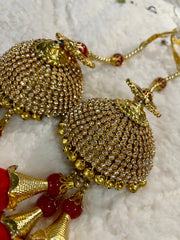 Indian bridal set jewellery hand jewellery for punjabi