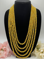 Load image into Gallery viewer, Zaina Gold Platted Multani 5 layer Beads Mala