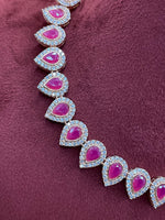 Load image into Gallery viewer, Shaifa American Diamond Necklace Set
