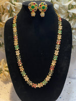 Load image into Gallery viewer, Manali MultiColor Mala Indian Earring Set
