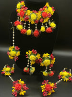 Load image into Gallery viewer, Floral Mehandi Jewerly set