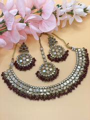 Kanchan Mirrror Necklace Set