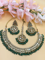 Load image into Gallery viewer, Kanchan Mirrror Necklace Set

