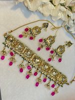 Load image into Gallery viewer, Falguni Kundan jewellery Choker Set