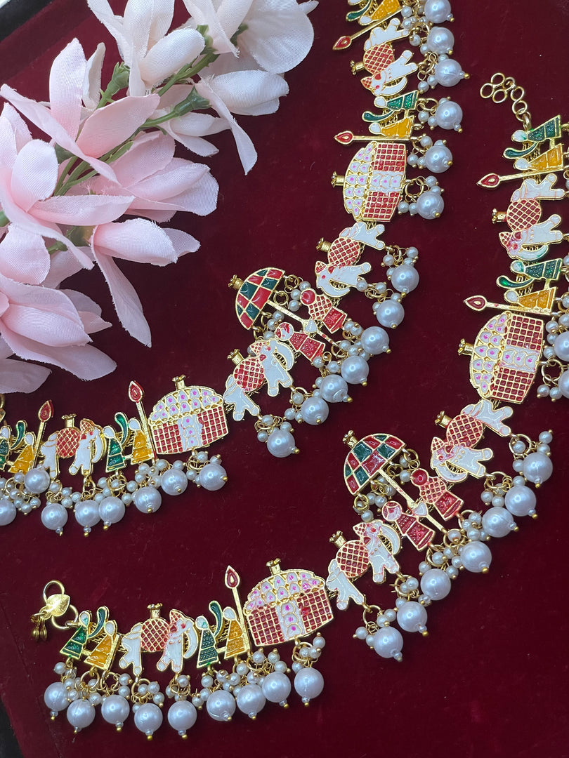 Doli Barat Meenakari Payal Affinity Giya