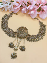 Aisha Polki Juda Pin With Sahara