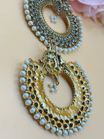 Load image into Gallery viewer, Zubeena Pakistani Oversized Earring