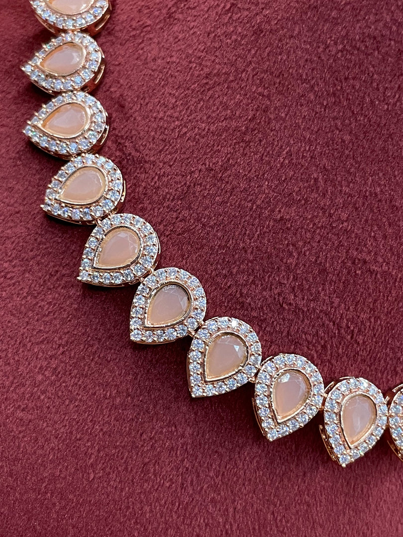 Shaifa American Diamond Necklace Set