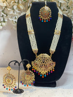 Load image into Gallery viewer, Jadau Collections Pearl Multicolor Mala Set