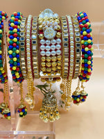 Load image into Gallery viewer, Multicolor Bridal Chooras

