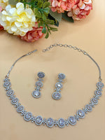 Load image into Gallery viewer, American Diamond Necklace Set
