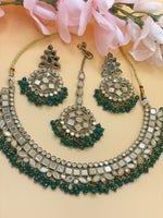 Load image into Gallery viewer, Kanchan Mirrror Necklace Set
