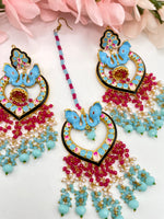Load image into Gallery viewer, Craft Elephant Tikka Earring Set
