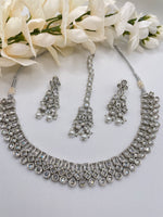 Load image into Gallery viewer, Silver choker Set
