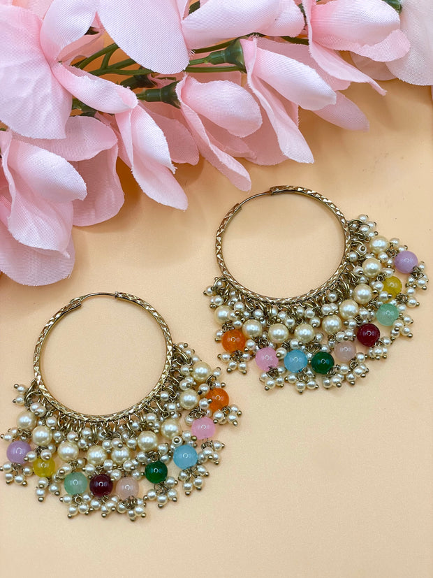 multi colour Walya Earrings