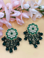 Load image into Gallery viewer, Shaina Kundan Meenakari Earrings
