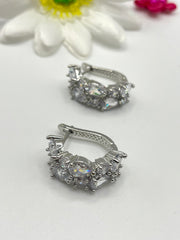 Crystal Cubic Zirconia Earrings