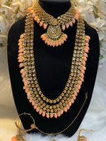 Load image into Gallery viewer, Peach Color Bridal Set - Affinity Giya
