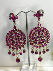 Pink Zircon Crystal Earring - Affinity Giya