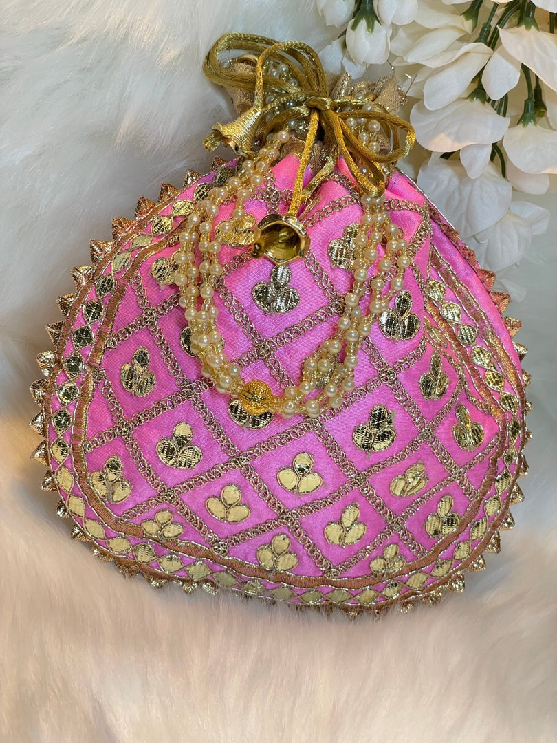 pink ladies potli bags - Affinity Giya